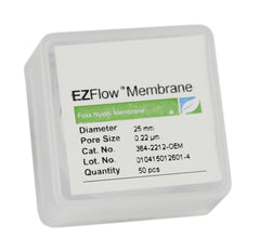 50 pack EZFlow® 25mm 0.2µm Nylon Membrane Disc Filter